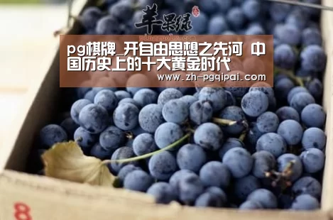 pg棋牌_开自由思想之先河 中国历史上的十大黄金时代(图3) pg棋牌